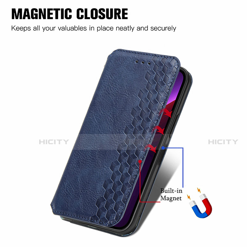 Funda de Cuero Cartera con Soporte Patron de Moda Carcasa H15 para Apple iPhone 13