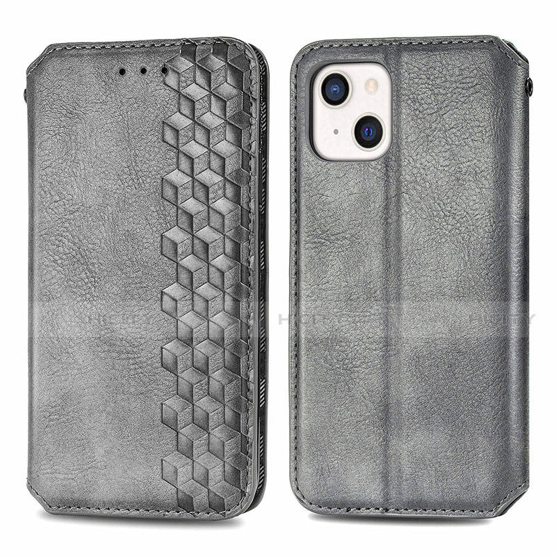 Funda de Cuero Cartera con Soporte Patron de Moda Carcasa H15 para Apple iPhone 13 Mini