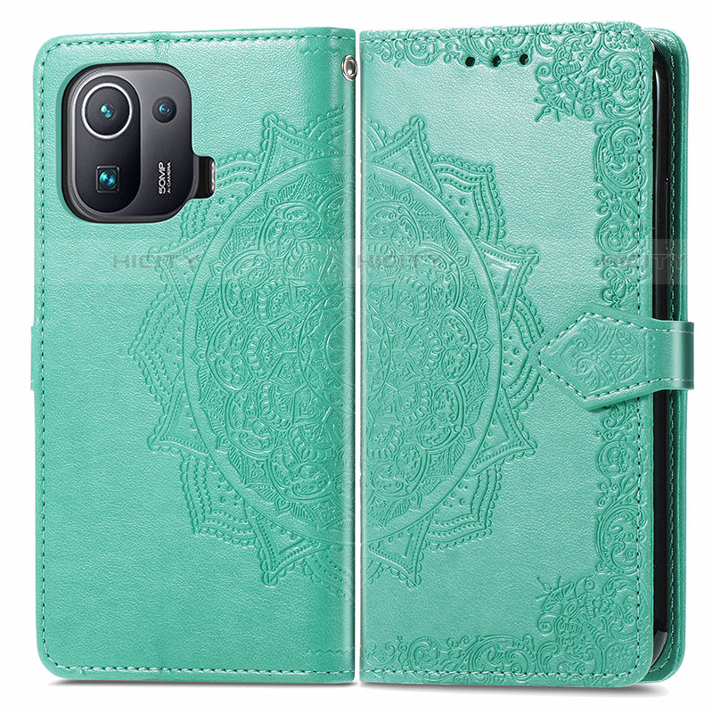 Funda de Cuero Cartera con Soporte Patron de Moda Carcasa L01 para Xiaomi Mi 11 Pro 5G