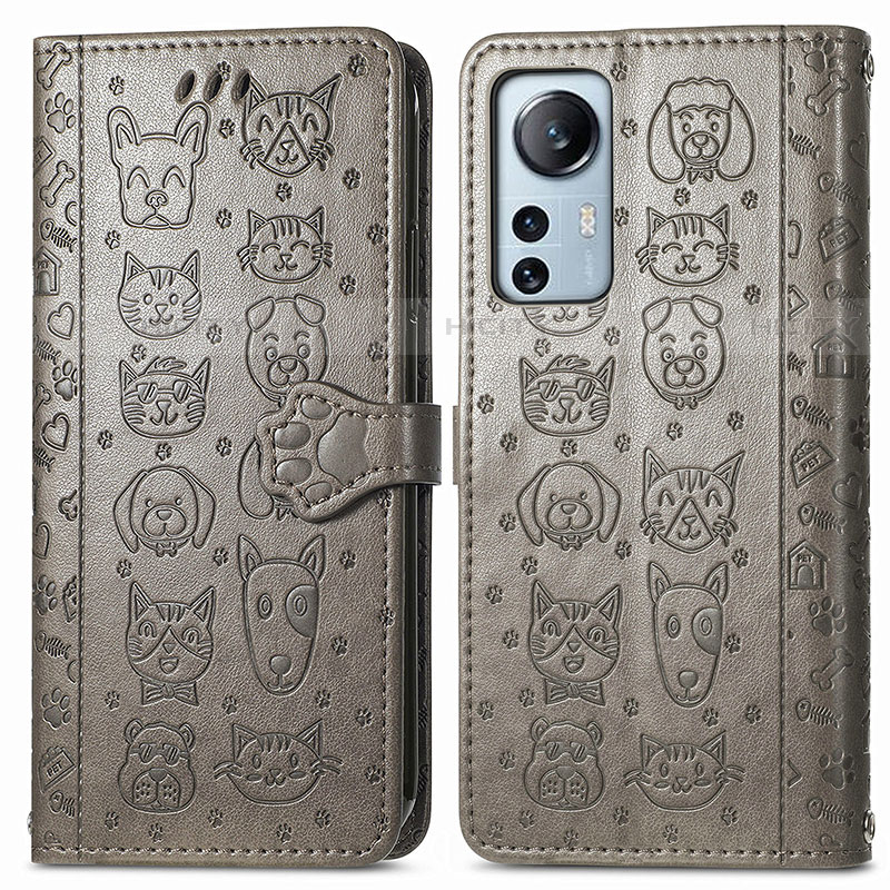 Funda de Cuero Cartera con Soporte Patron de Moda Carcasa L01 para Xiaomi Mi 12S 5G