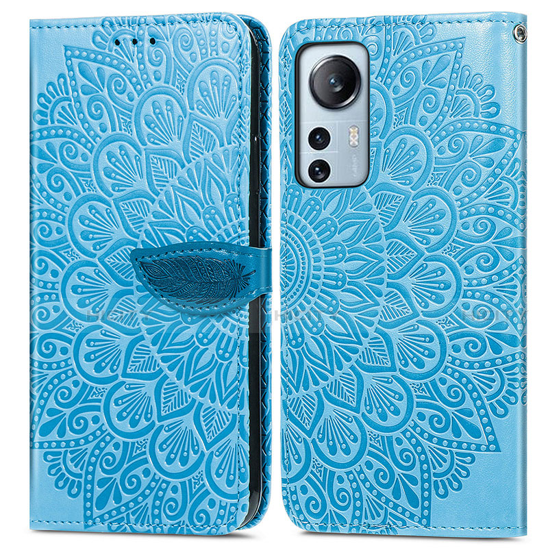 Funda de Cuero Cartera con Soporte Patron de Moda Carcasa L02 para Xiaomi Mi 12 5G