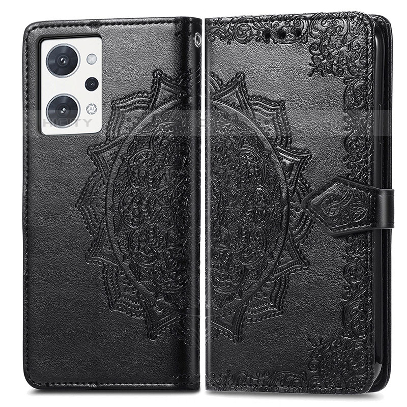 Funda de Cuero Cartera con Soporte Patron de Moda Carcasa para Oppo Reno7 A