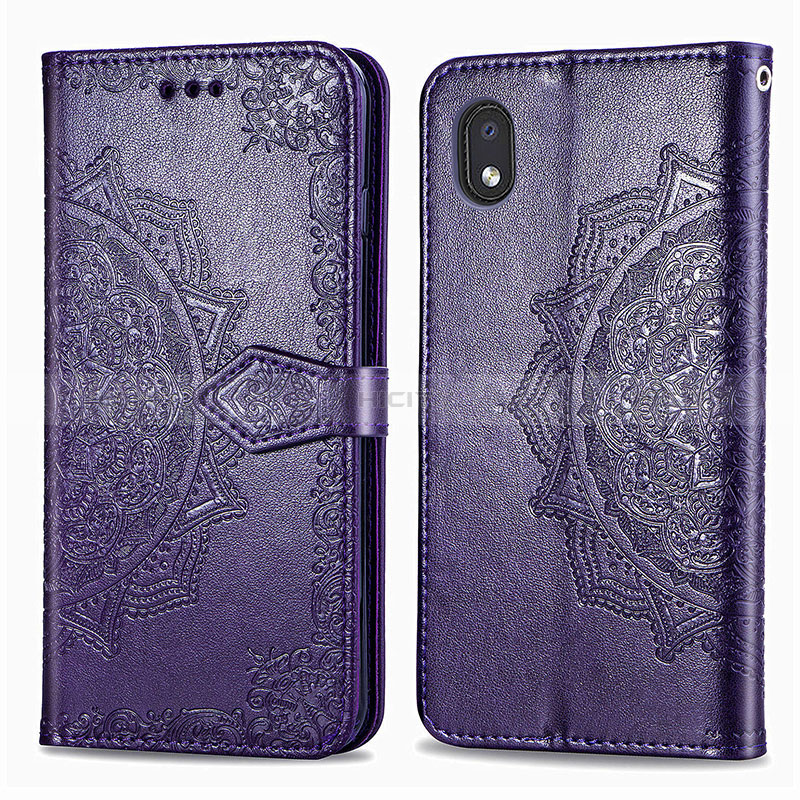 Funda de Cuero Cartera con Soporte Patron de Moda Carcasa para Samsung Galaxy M01 Core