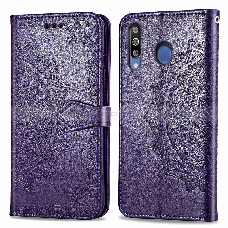 Funda de Cuero Cartera con Soporte Patron de Moda Carcasa para Samsung Galaxy M30