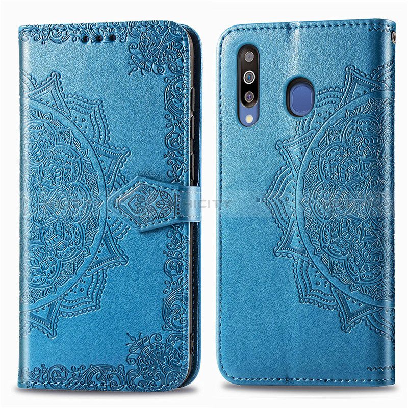 Funda de Cuero Cartera con Soporte Patron de Moda Carcasa para Samsung Galaxy M30