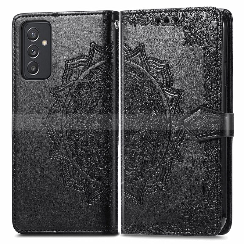 Funda de Cuero Cartera con Soporte Patron de Moda Carcasa para Samsung Galaxy Quantum2 5G