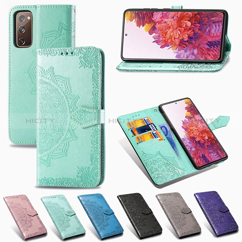 Funda de Cuero Cartera con Soporte Patron de Moda Carcasa para Samsung Galaxy S20 Lite 5G