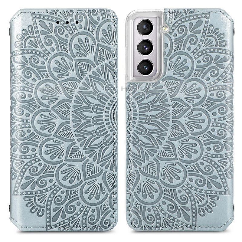 Funda de Cuero Cartera con Soporte Patron de Moda Carcasa para Samsung Galaxy S22 5G