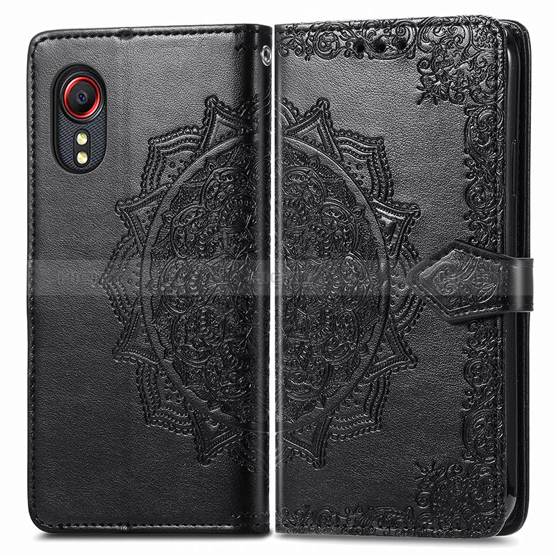 Funda de Cuero Cartera con Soporte Patron de Moda Carcasa para Samsung Galaxy XCover 5 SM-G525F