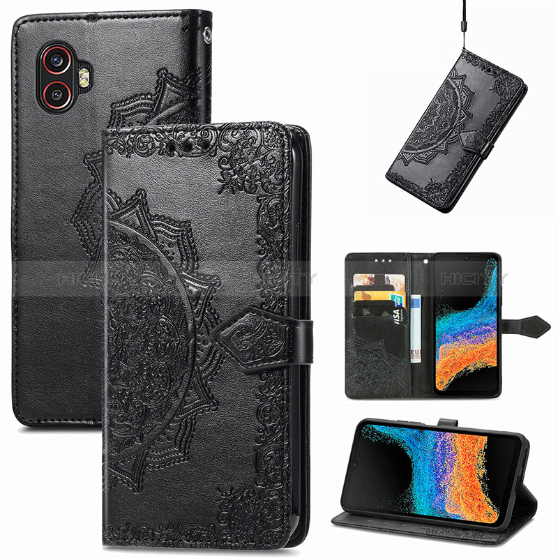 Funda de Cuero Cartera con Soporte Patron de Moda Carcasa para Samsung Galaxy XCover 6 Pro 5G