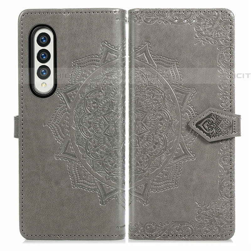 Funda de Cuero Cartera con Soporte Patron de Moda Carcasa para Samsung Galaxy Z Fold4 5G