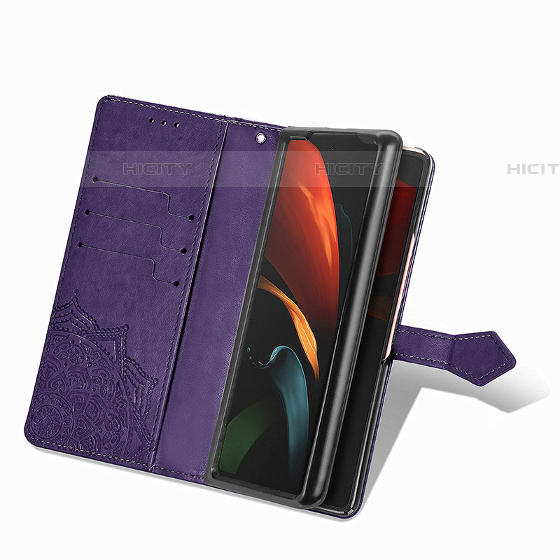 Funda de Cuero Cartera con Soporte Patron de Moda Carcasa para Samsung Galaxy Z Fold4 5G