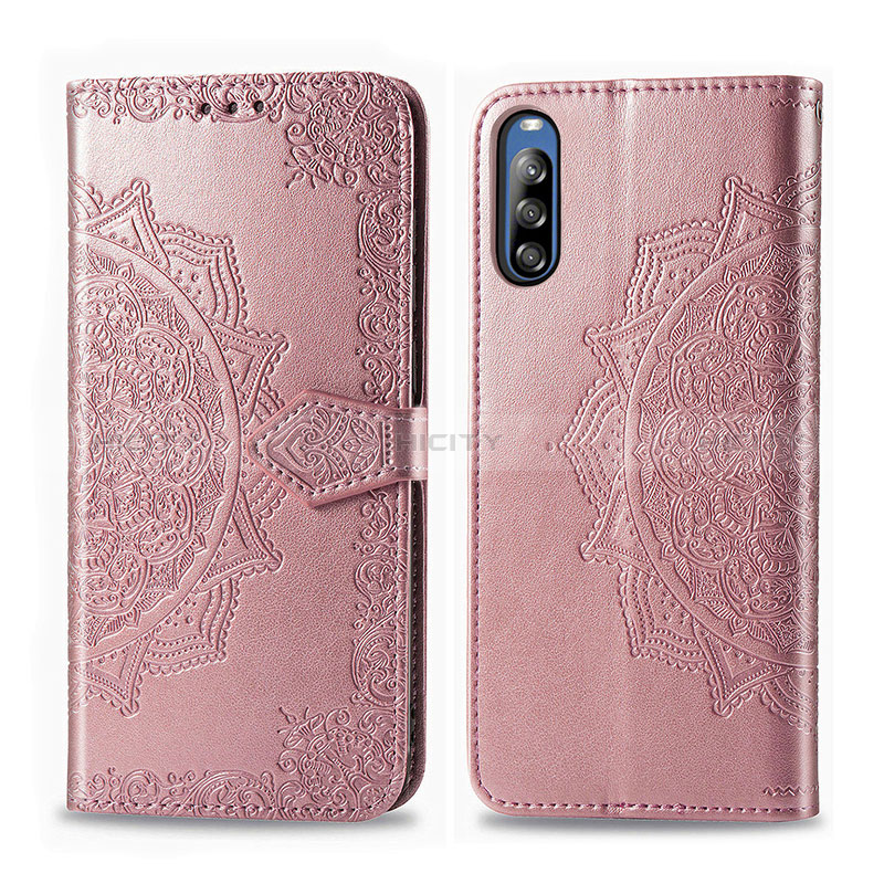 Funda de Cuero Cartera con Soporte Patron de Moda Carcasa para Sony Xperia L4