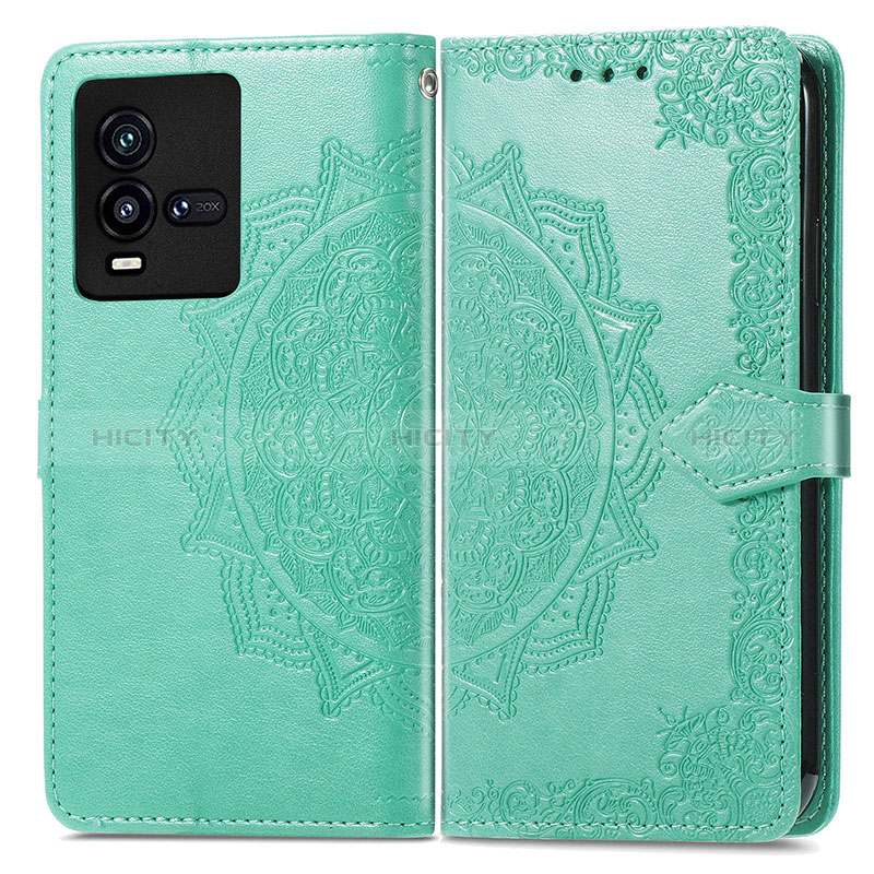 Funda de Cuero Cartera con Soporte Patron de Moda Carcasa para Vivo iQOO 10 5G