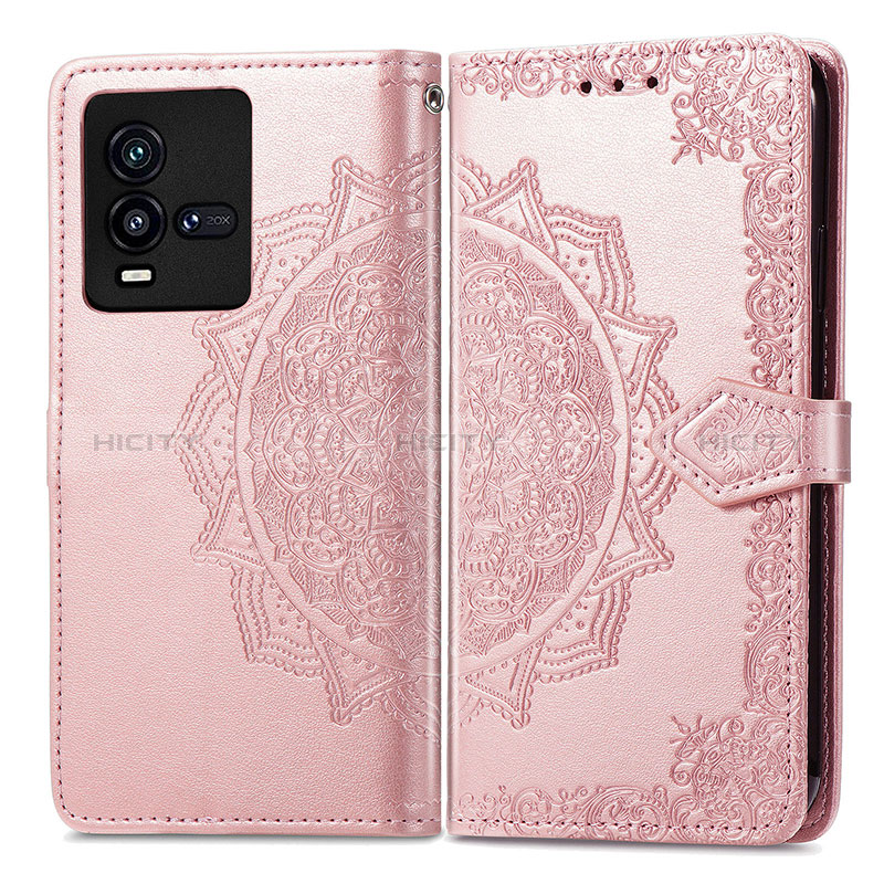 Funda de Cuero Cartera con Soporte Patron de Moda Carcasa para Vivo iQOO 10 5G