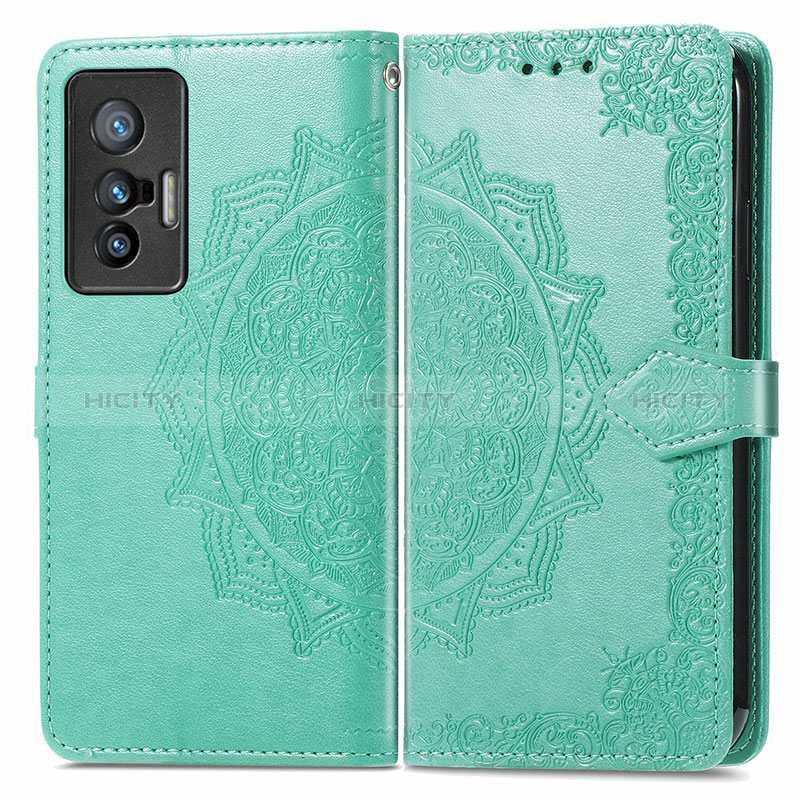 Funda de Cuero Cartera con Soporte Patron de Moda Carcasa para Vivo X70 5G