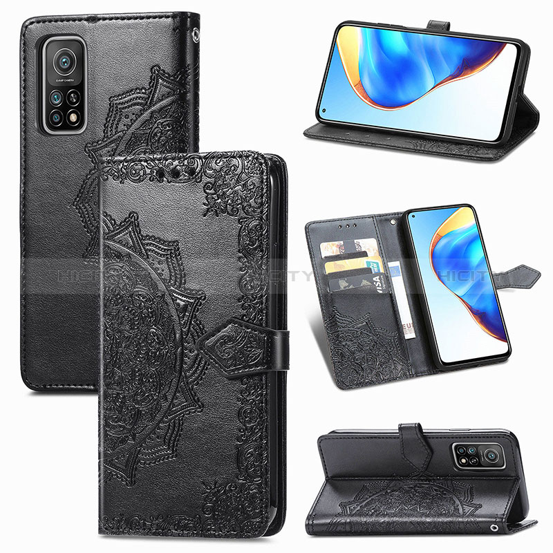 Funda de Cuero Cartera con Soporte Patron de Moda Carcasa para Xiaomi Mi 10T 5G