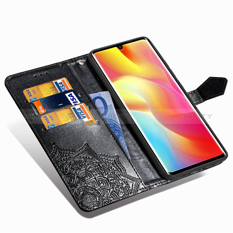 Funda de Cuero Cartera con Soporte Patron de Moda Carcasa para Xiaomi Mi Note 10 Lite