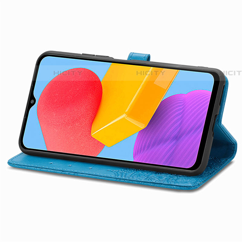 Funda de Cuero Cartera con Soporte Patron de Moda Carcasa S01D para Samsung Galaxy M13 4G