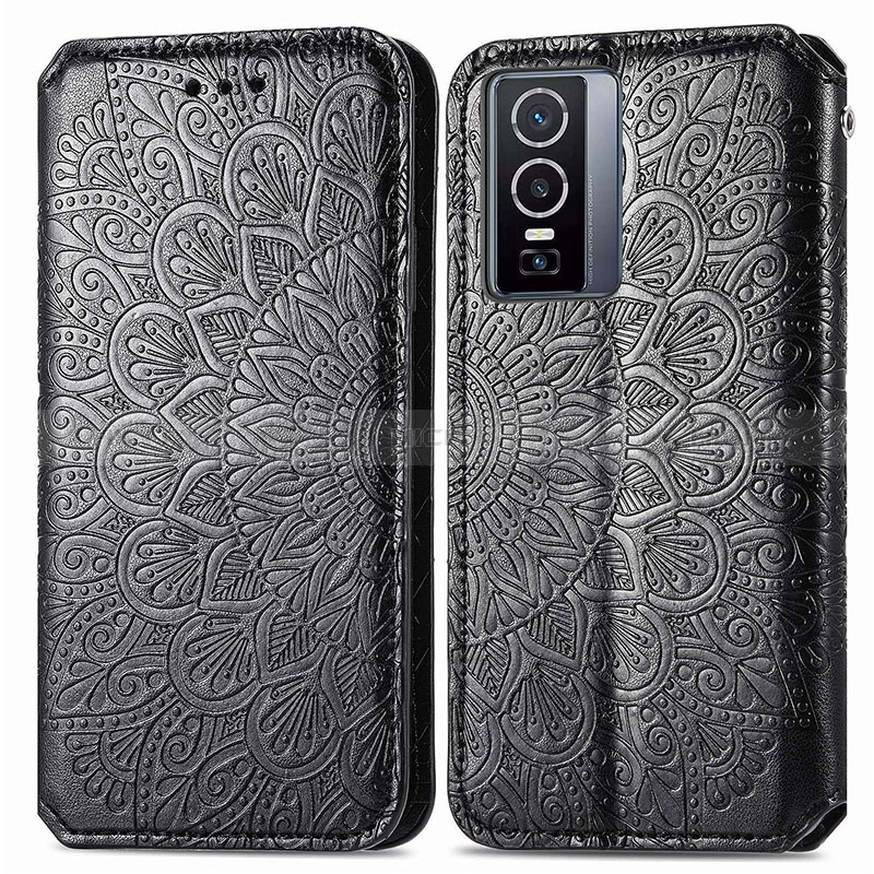 Funda de Cuero Cartera con Soporte Patron de Moda Carcasa S01D para Vivo Y76 5G