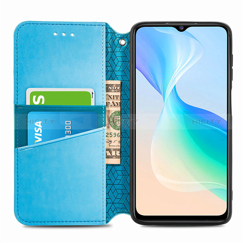 Funda de Cuero Cartera con Soporte Patron de Moda Carcasa S01D para Vivo Y76 5G