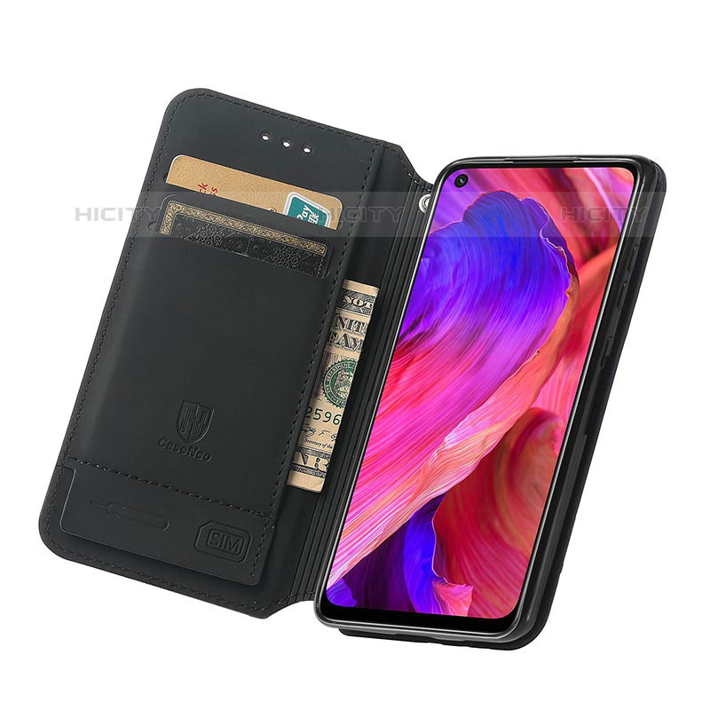 Funda de Cuero Cartera con Soporte Patron de Moda Carcasa S02D para OnePlus Nord N200 5G