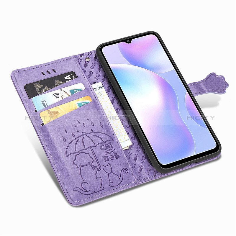 Funda de Cuero Cartera con Soporte Patron de Moda Carcasa S03D para Xiaomi Redmi 9AT