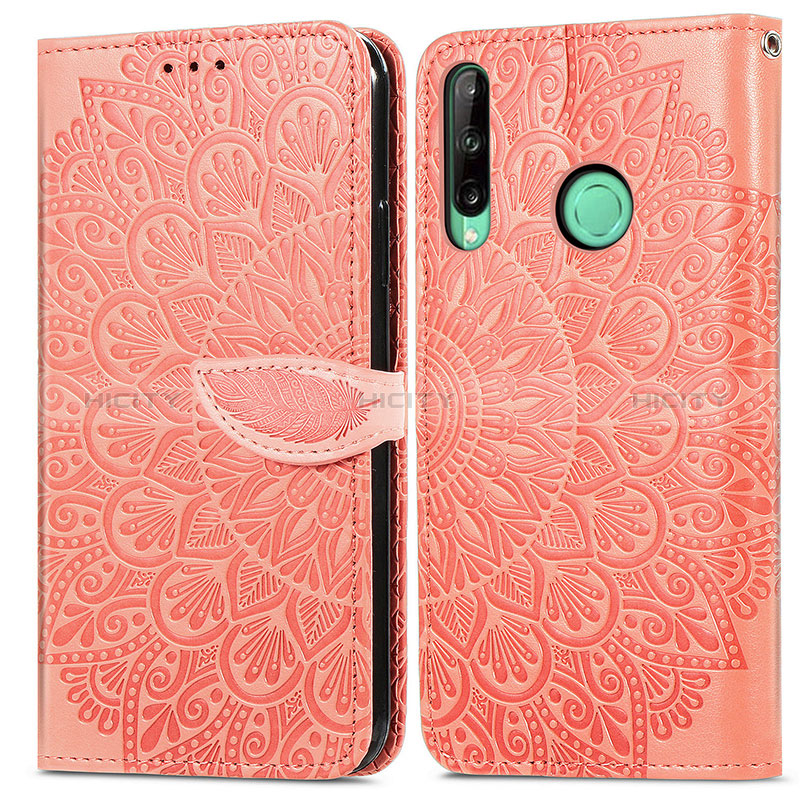 Funda de Cuero Cartera con Soporte Patron de Moda Carcasa S04D para Huawei P40 Lite E