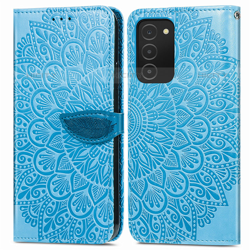 Funda de Cuero Cartera con Soporte Patron de Moda Carcasa S04D para Samsung Galaxy M02s