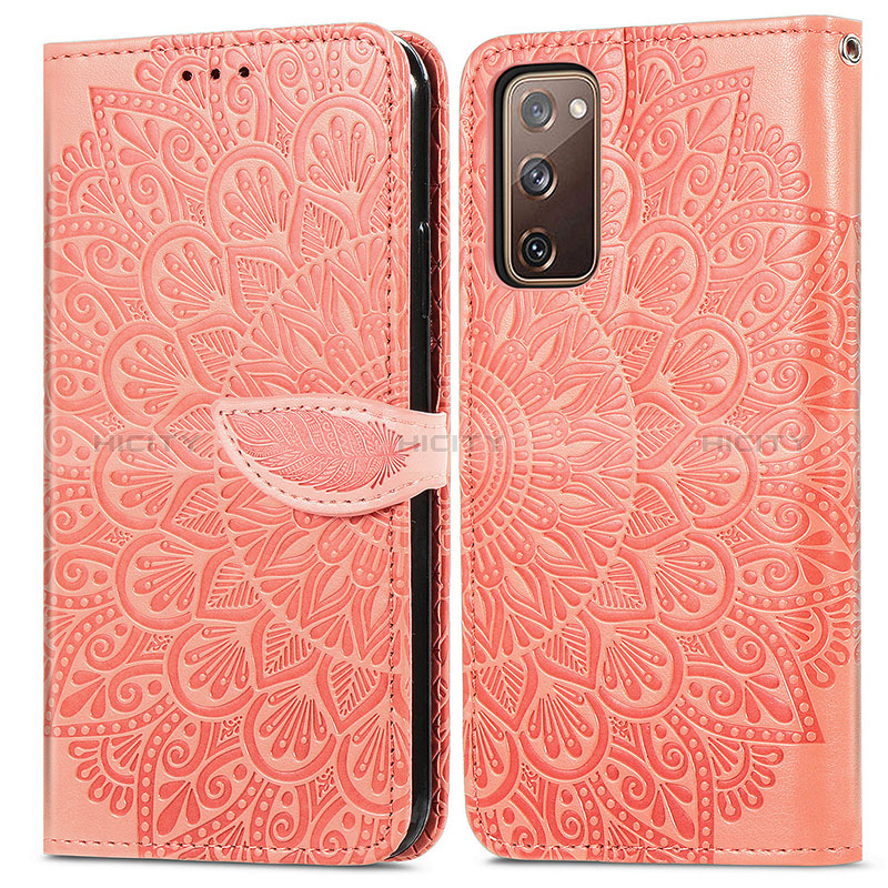 Funda de Cuero Cartera con Soporte Patron de Moda Carcasa S04D para Samsung Galaxy S20 FE (2022) 5G