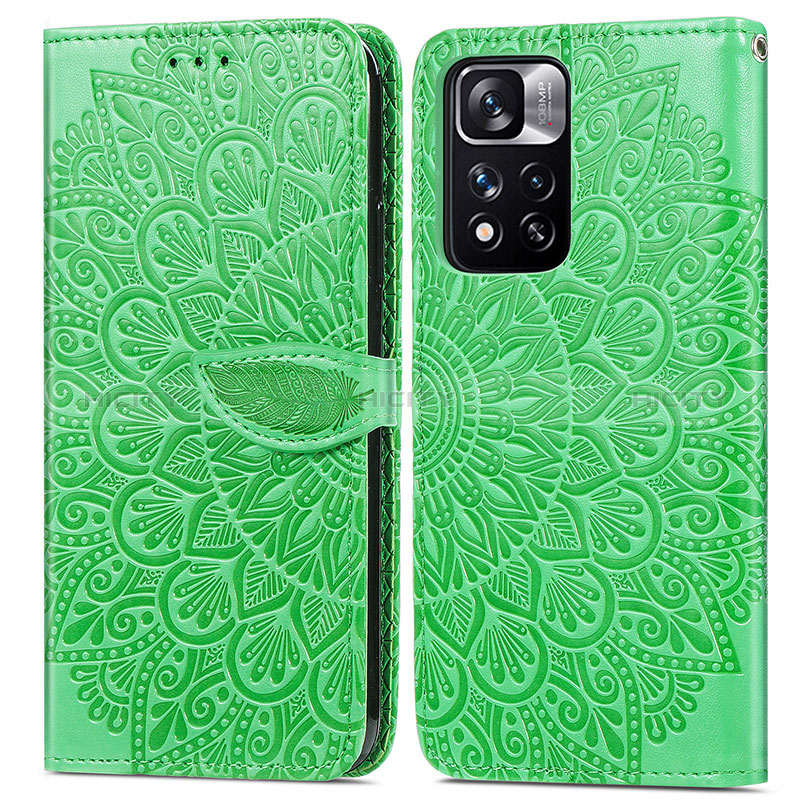 Funda de Cuero Cartera con Soporte Patron de Moda Carcasa S04D para Xiaomi Poco X4 NFC