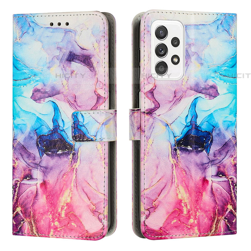 Funda de Cuero Cartera con Soporte Patron de Moda Carcasa Y01X para Samsung Galaxy A73 5G