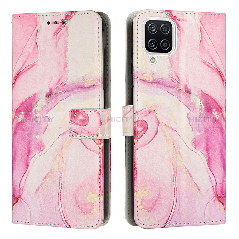 Funda de Cuero Cartera con Soporte Patron de Moda Carcasa Y01X para Samsung Galaxy M12