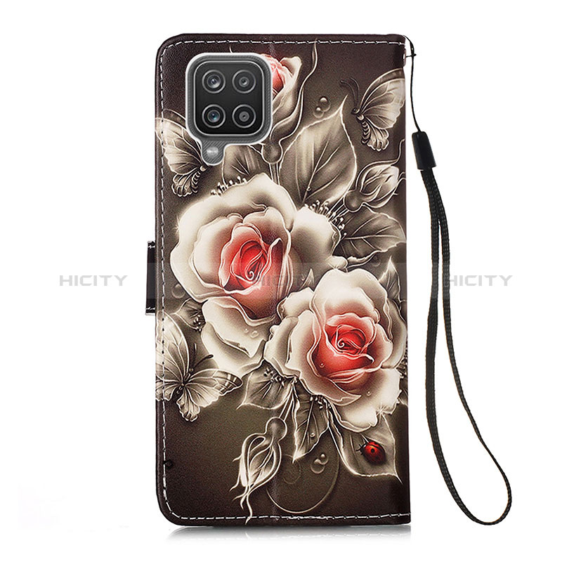 Funda de Cuero Cartera con Soporte Patron de Moda Carcasa Y02B para Samsung Galaxy M12