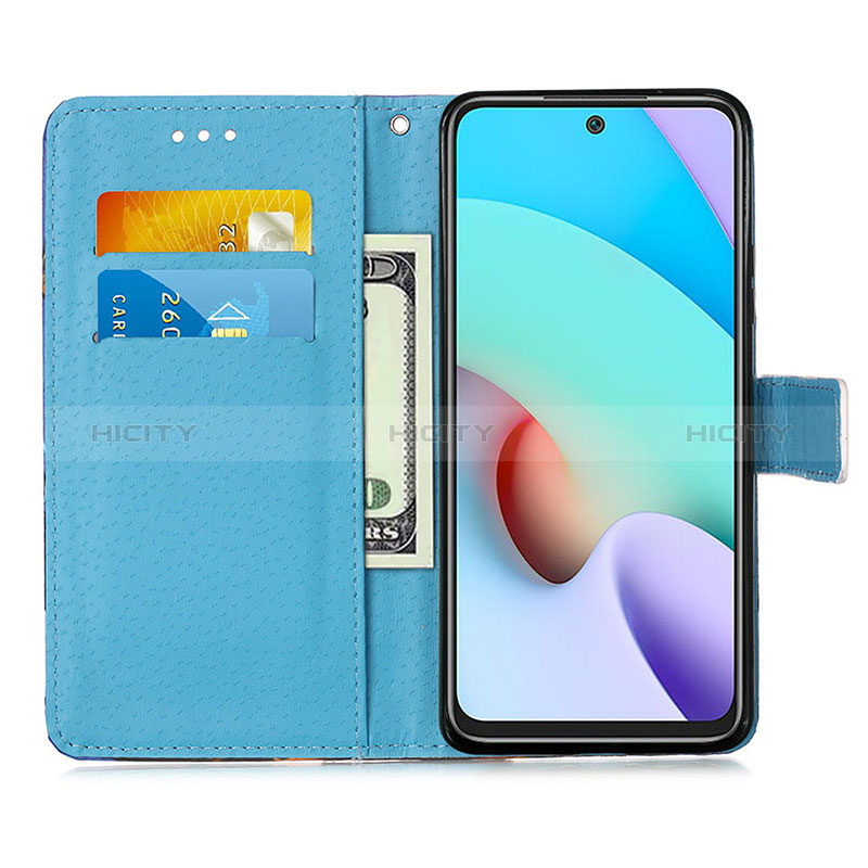 Funda de Cuero Cartera con Soporte Patron de Moda Carcasa Y02B para Xiaomi Redmi 10 Prime