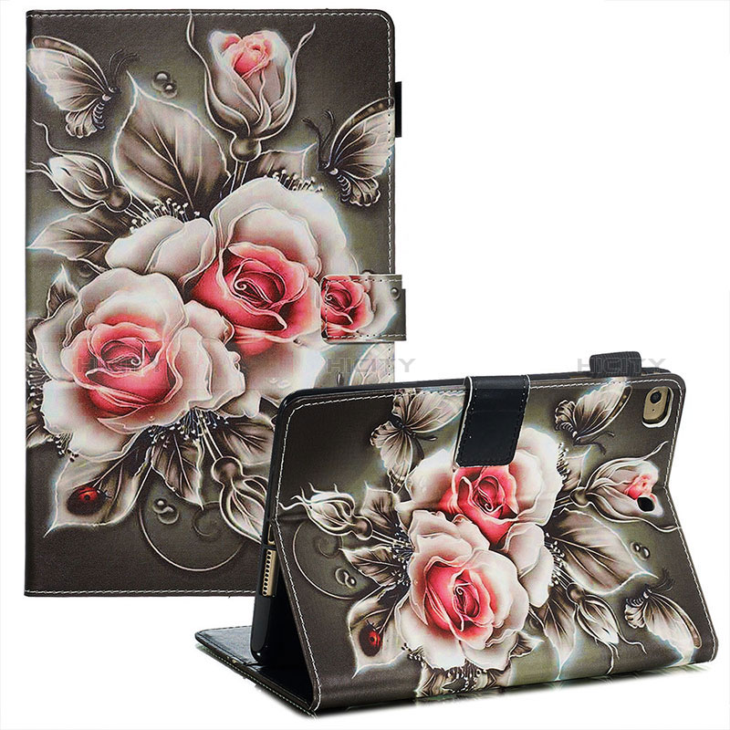 Funda de Cuero Cartera con Soporte Patron de Moda Carcasa Y03B para Apple iPad Mini 4