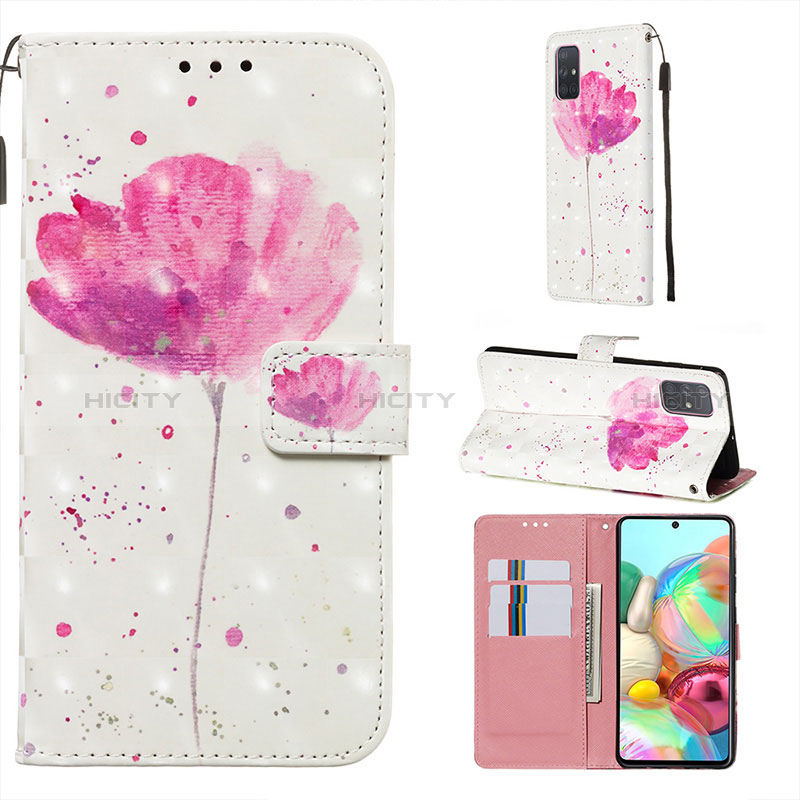 Funda de Cuero Cartera con Soporte Patron de Moda Carcasa Y03B para Samsung Galaxy A71 5G