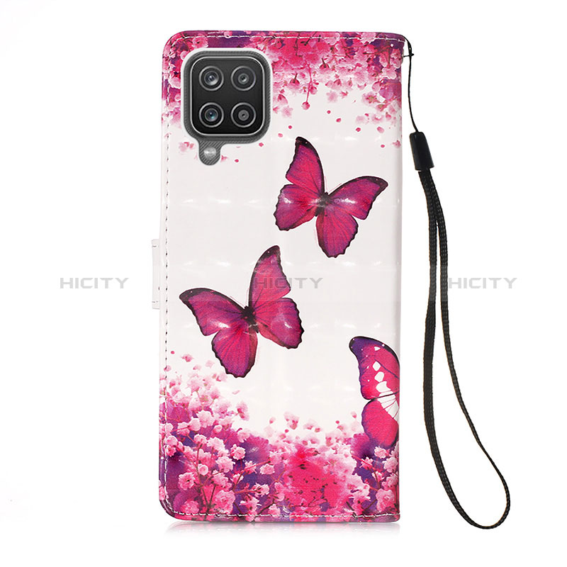 Funda de Cuero Cartera con Soporte Patron de Moda Carcasa Y03B para Samsung Galaxy F12