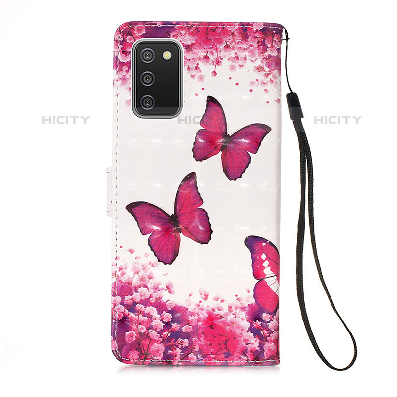 Funda de Cuero Cartera con Soporte Patron de Moda Carcasa Y03B para Samsung Galaxy M02s