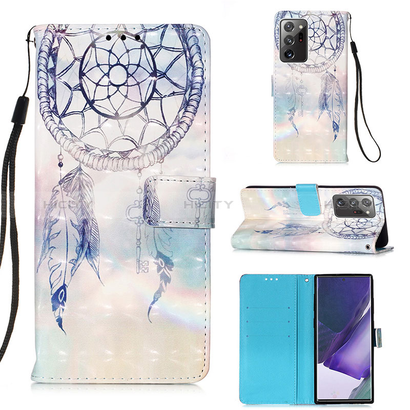 Funda de Cuero Cartera con Soporte Patron de Moda Carcasa Y03B para Samsung Galaxy Note 20 Ultra 5G