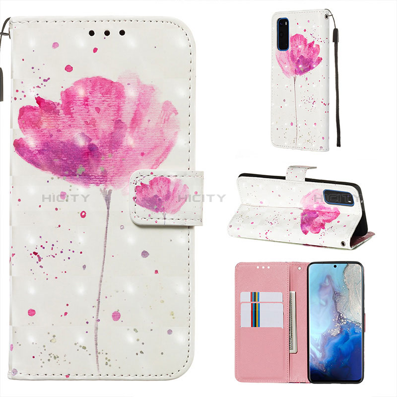 Funda de Cuero Cartera con Soporte Patron de Moda Carcasa Y03B para Samsung Galaxy S20 5G