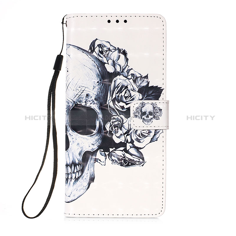 Funda de Cuero Cartera con Soporte Patron de Moda Carcasa Y03B para Xiaomi Poco X3 NFC Negro