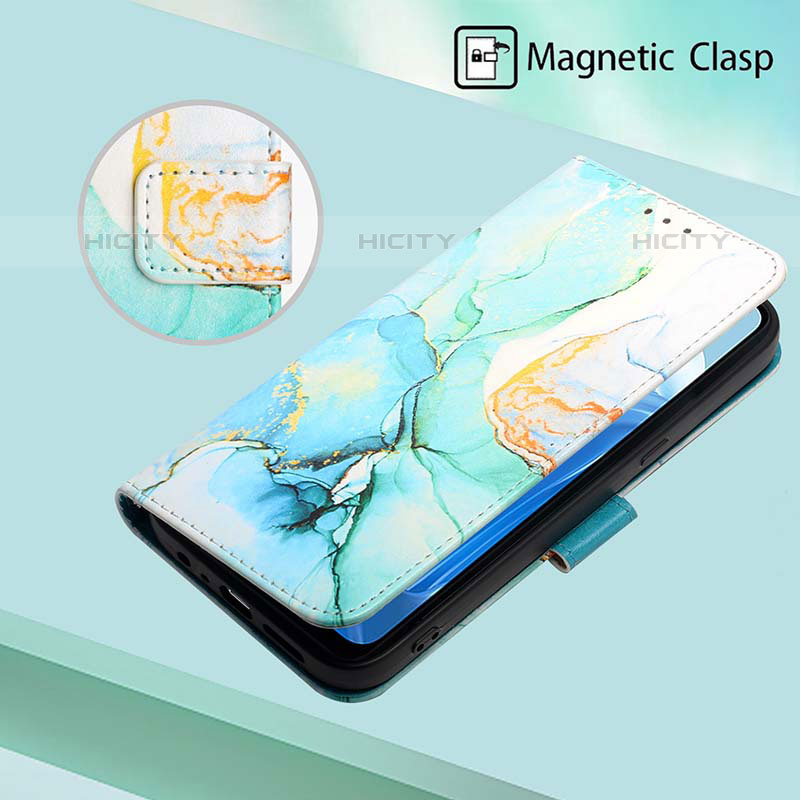 Funda de Cuero Cartera con Soporte Patron de Moda Carcasa Y04B para Oppo F21s Pro 4G