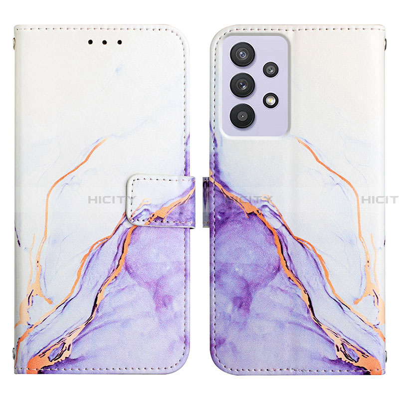 Funda de Cuero Cartera con Soporte Patron de Moda Carcasa Y04B para Samsung Galaxy A32 5G