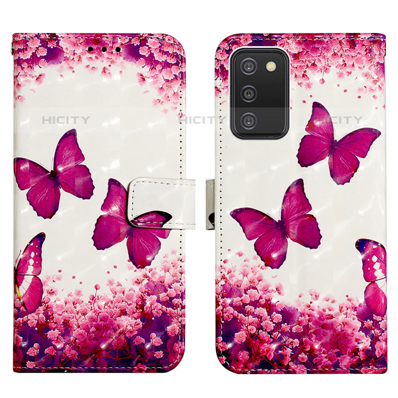 Funda de Cuero Cartera con Soporte Patron de Moda Carcasa Y04B para Samsung Galaxy M02s