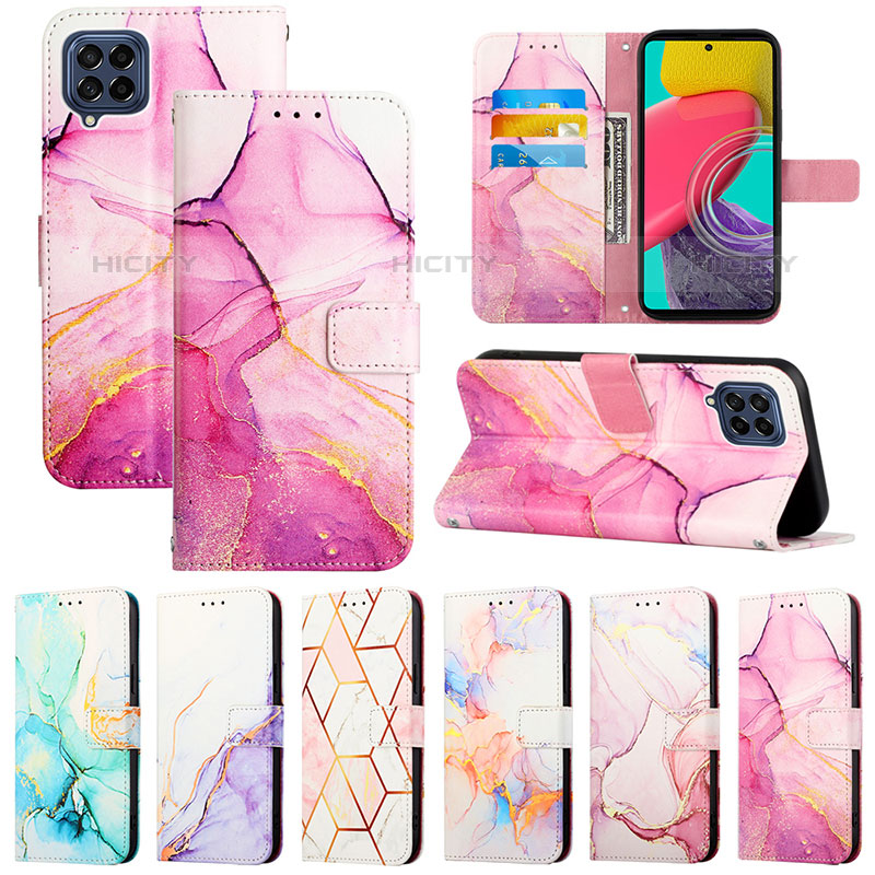 Funda de Cuero Cartera con Soporte Patron de Moda Carcasa Y04B para Samsung Galaxy M33 5G