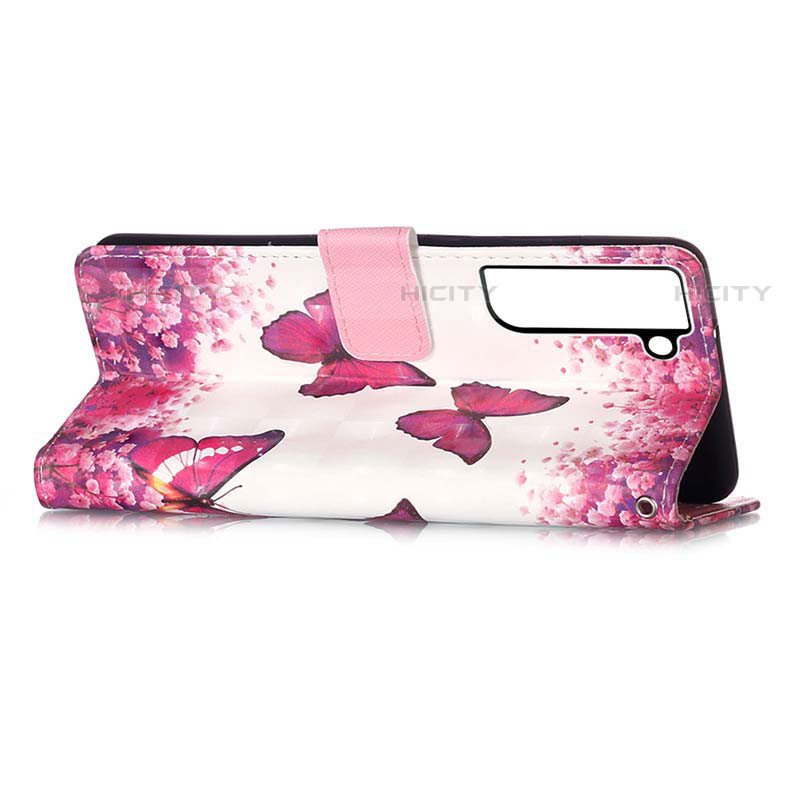 Funda de Cuero Cartera con Soporte Patron de Moda Carcasa Y04B para Samsung Galaxy S22 5G