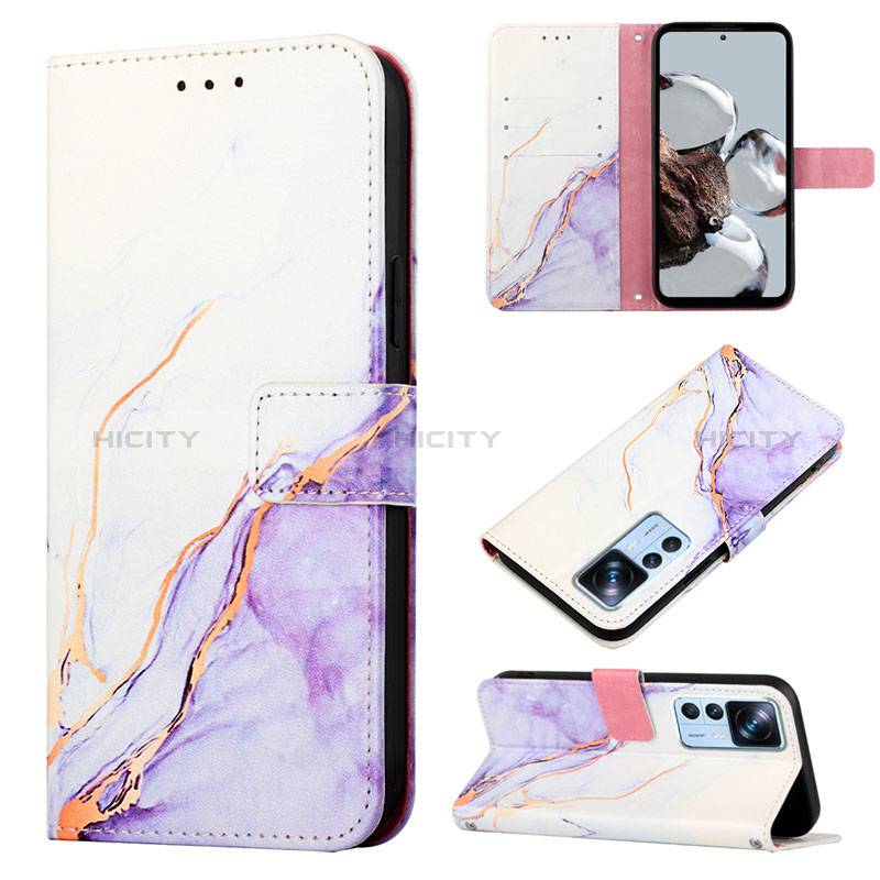 Funda de Cuero Cartera con Soporte Patron de Moda Carcasa Y04B para Xiaomi Mi 12T 5G