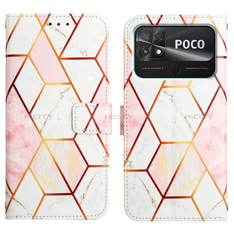 Funda de Cuero Cartera con Soporte Patron de Moda Carcasa Y04B para Xiaomi Poco C40