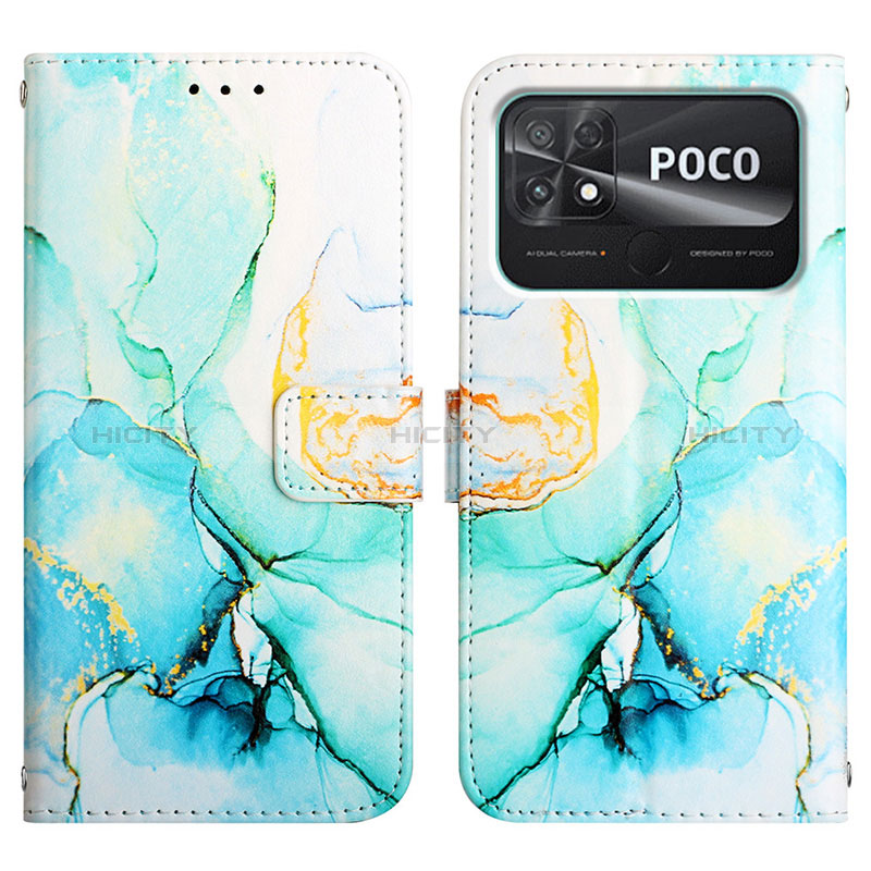 Funda de Cuero Cartera con Soporte Patron de Moda Carcasa Y04B para Xiaomi Poco C40